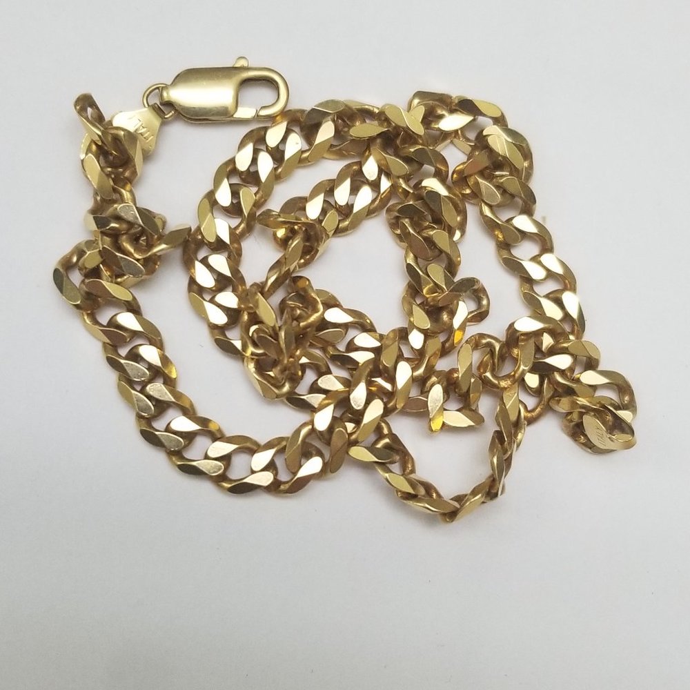 High End Jewelry!!  Unique ! 18k Solid Gold Italian Necklace 20", 55gr